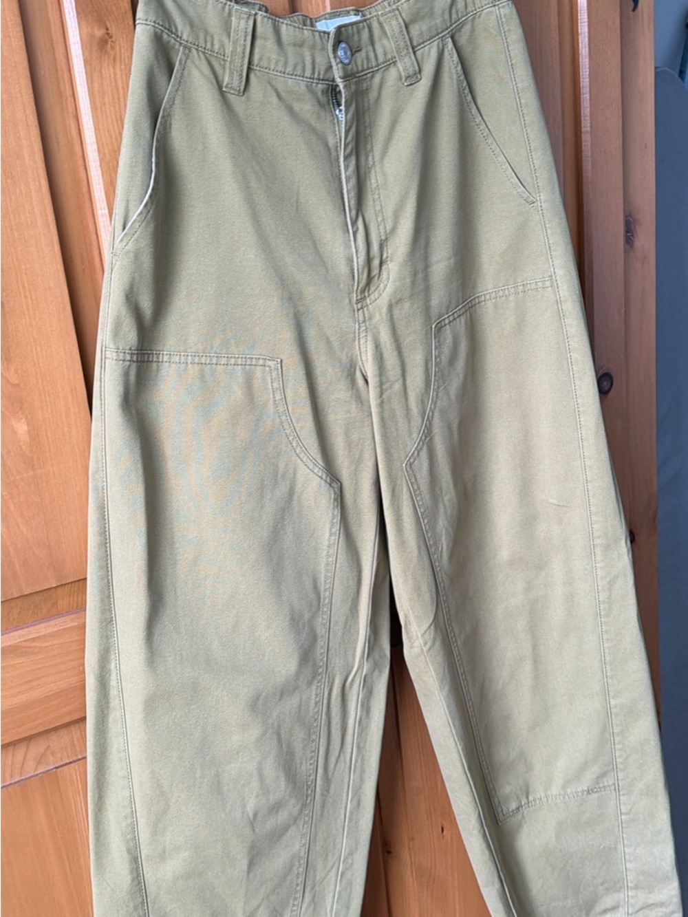 Women’s Utility Work Pants in Olive Green